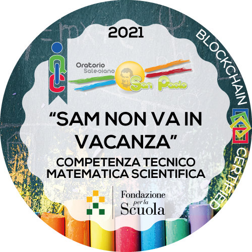 "Sam non va in vacanza":
competenze tecnico matematiche scientifiche
secondaria